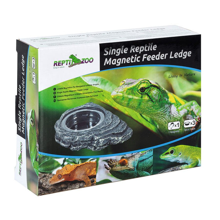 Reptizoo Magnetic Arboreal Feeder Rock 12x8cm - Reptiles By Post