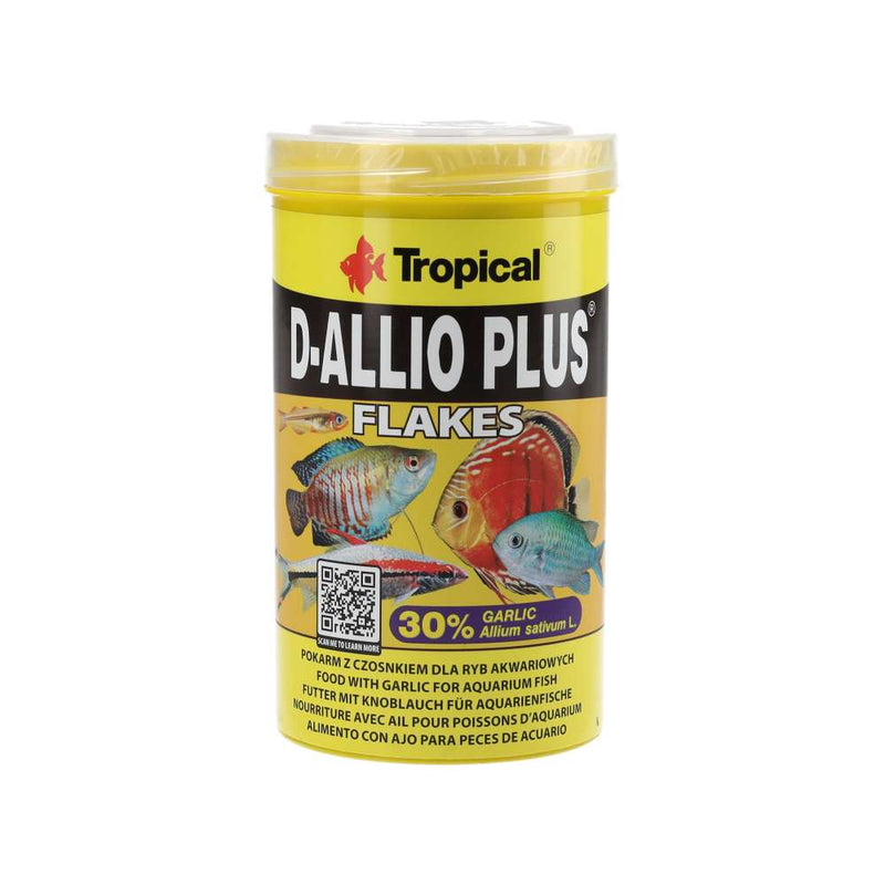 Tropical D - Allio Plus Flakes 500ml/100g - Reptiles By Post