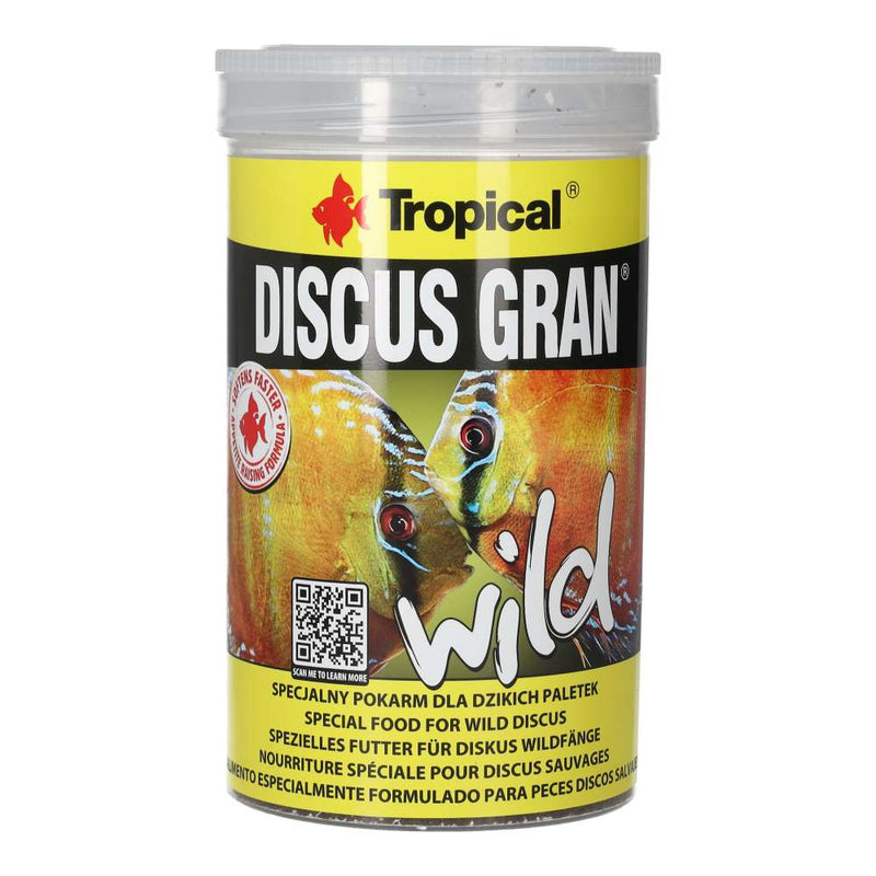 Tropical Discus Gran Wild 1000ml/440g - Reptiles By Post