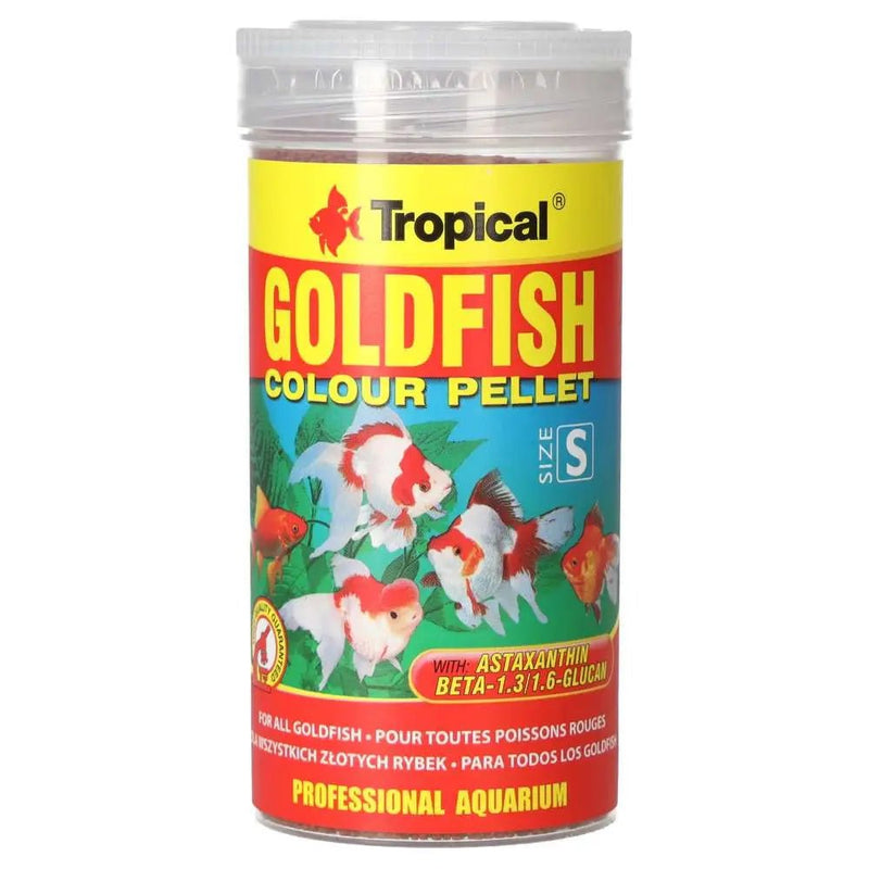 Tropical Goldfish Colour Pellet 250ml/90g - Reptiles By Post