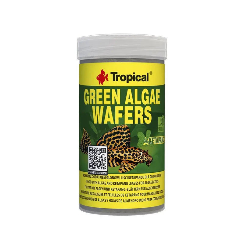 Tropical Green Algae Wafers 1000ml/450g - Reptiles By Post