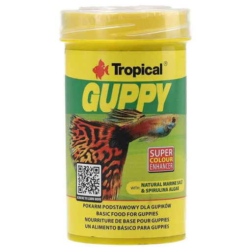 Tropical Guppy 100ml/20g - Reptiles By Post