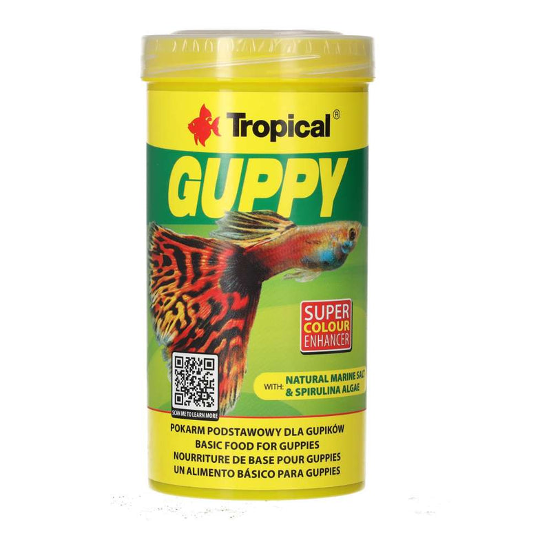 Tropical Guppy 250ml/50g - Reptiles By Post