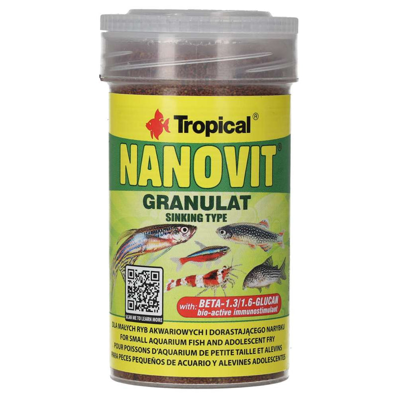 Tropical Nanovit Granulat 100ml/70g - Reptiles By Post