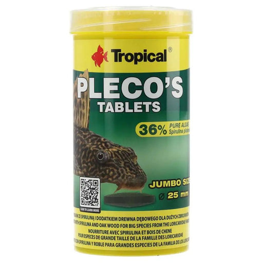 Tropical Pleco's Tablets 250ml/135g (48pcs) - Reptiles By Post