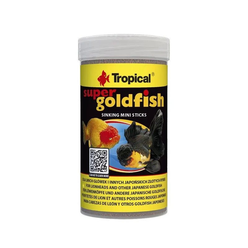 Tropical Super Goldfish Mini Sticks 250ml/150g - Reptiles By Post
