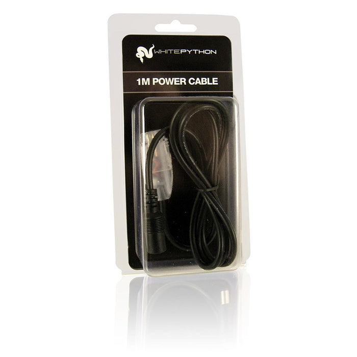 White Python LED Power Cable 100cm - Reptiles By Post