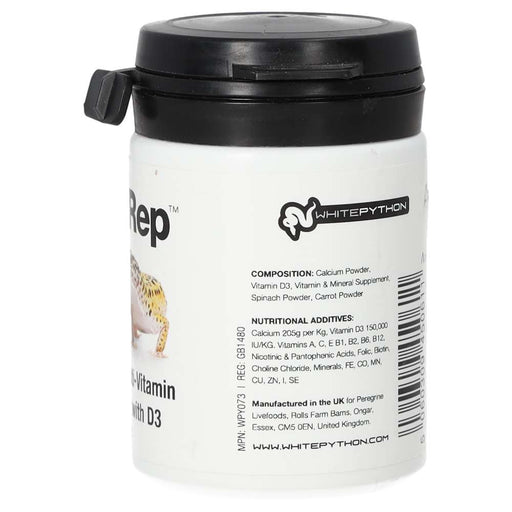 White Python NutriRep 65g - Reptiles By Post