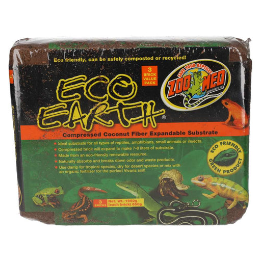Zoo Med Eco Earth 3 - Pack - Reptiles By Post