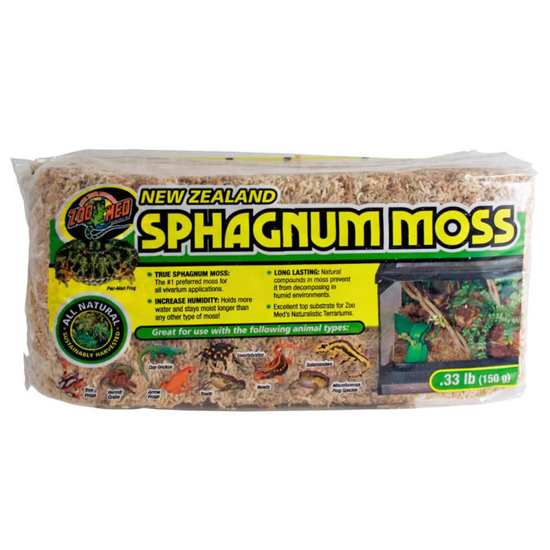 Zoo Med New Zealand Sphagnum Moss 150g - Reptiles By Post