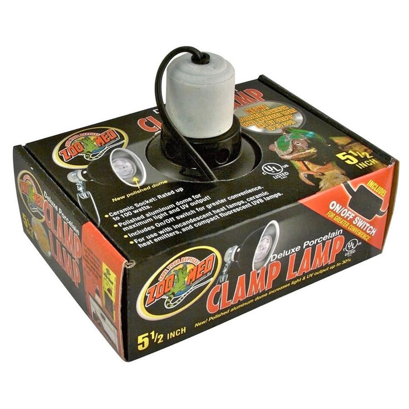 Zoo Med Porcelain Clamp Lamp 14cm - Reptiles By Post