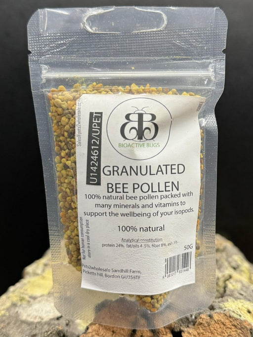 Bioactive Bugs - Bee Pollen Granules 50g - Reptiles By Post