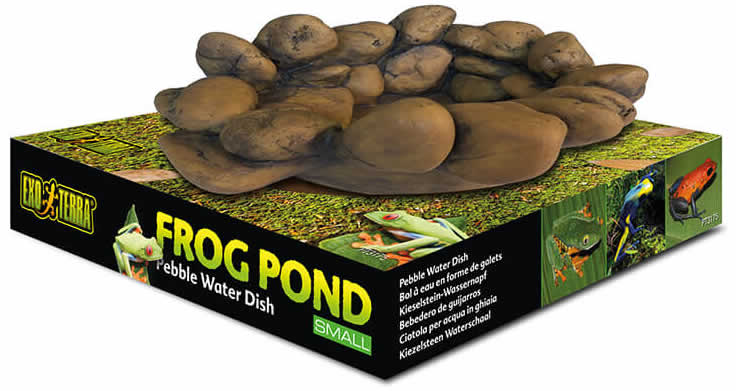 Exo Terra Frog Pond Pebble Water Dish - Reptiles By Post