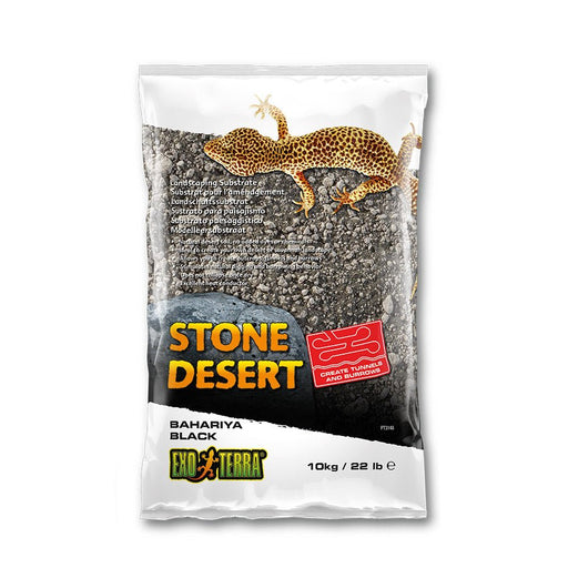 Exo-Terra Stone Desert Substrate Black 10kg - Reptiles By Post