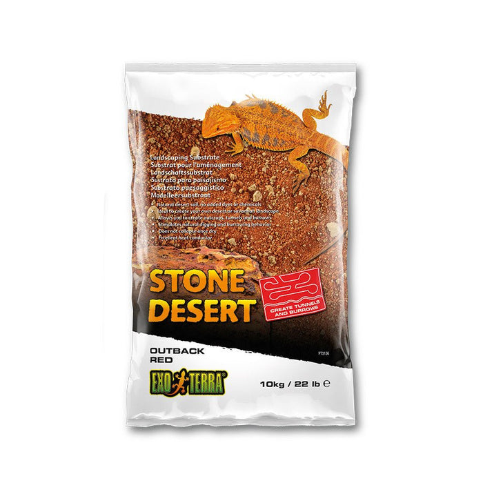 Exo-Terra Stone Desert Substrate Red 10kg - Reptiles By Post