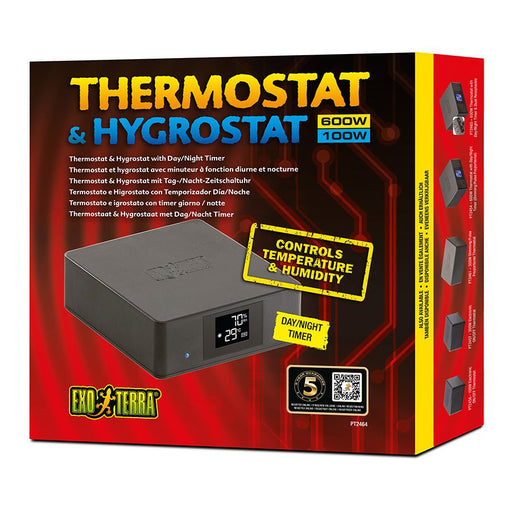 Exo Terra Thermostat 600w & Hydrostat 100w - Reptiles By Post