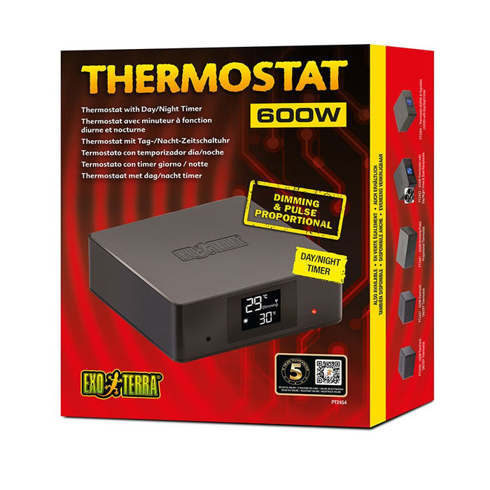 Exo Terra Thermostat 600w with Day/Night Timer - Reptiles By Post
