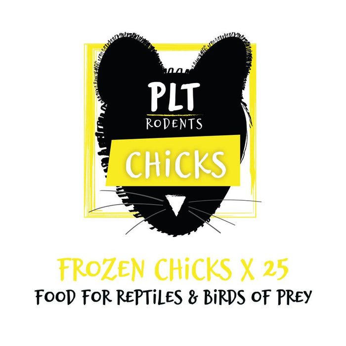 PLT Frozen Chicks 25 pack - Reptiles By Post