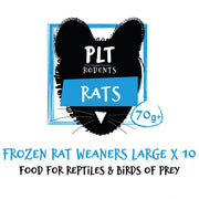 PLT Frozen Rats - Reptiles By Post