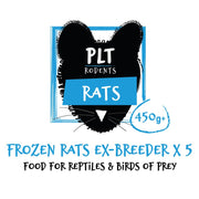 PLT Frozen Rats - Reptiles By Post