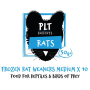 PLT Frozen Rats - Reptiles By Post