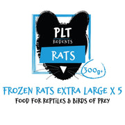 PLT Frozen Rats - Reptiles By Post