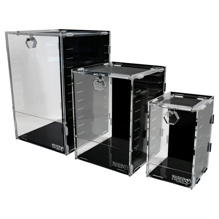 ProRep Acrylic Enclosure Medium 15x15x20cm - Reptiles By Post