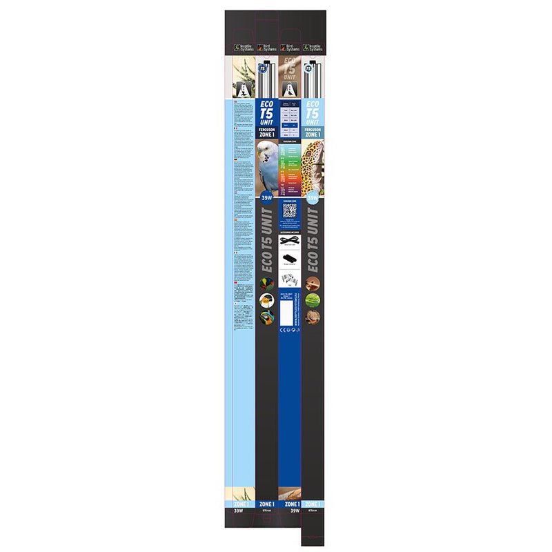 Ecorium R5 Reptile Systems Eco T5 Unit Zone 1 39w 870mm — Reptiles By Post