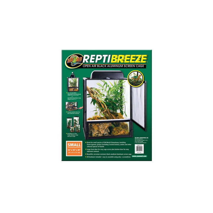Zoo Med ReptiBreeze Screen Cage, 40x40x76cm - Reptiles By Post